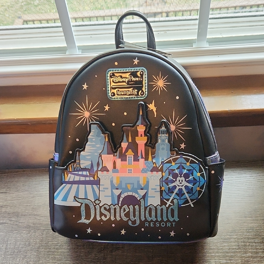 Loungefly Black Disneyland Resort Backpack